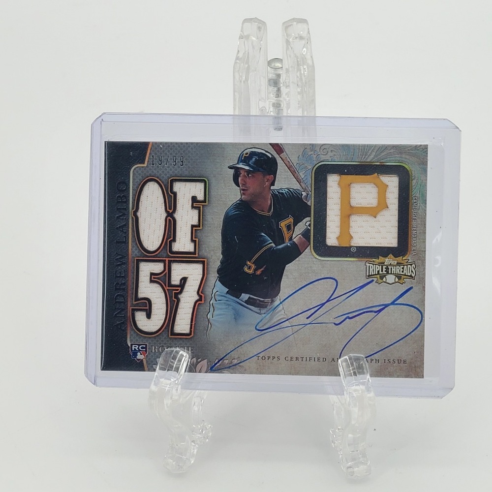 2014 Topps Triple Threads - Rookie Andrew Lambo #157 /99 (AU, MEM)